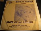 MARILYN MONROE sings 45 picture sleeve -  River Of No Return b/w One Silver