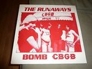 THE RUNAWAYS Bomb CBGB lp  - PINK VINYL - TWO COVERS 100 made LOOK Joan Jett