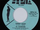 Northern Soul Funk 45 AL GARDNER Sweet Baby SEPIA NM HEAR