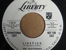 THE PLAYTHINGS   LIPSTICK / SITTIN'   RARE TEEN MOD POPCORN PROMO 45 LIBERTY