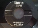 HOYT JOHNSON ENIE MEANIE MINIE MO ORIGINAL  M- ROCKABILLY 45 ERWIN LABEL