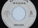 R&B Soul 45 DONALD HEIGHT Girl Do You Love Me RCA HEAR