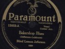 78 RPM BLUES BY BLIND LEMON JEFFERSON ON PARAMONT 12852 MUST SEE/ EE