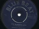 IT'S BURKE'S LAW   PRINCE BUSTER (aka *Jamaica Greatest*) KILLER DJ / SKA Inst ?