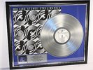 Rolling Stones, Steel Wheels, mit Cover, Platin Record Schallplatte, Award, gold