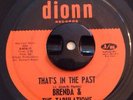 Crossover Northern Soul 45 BRENDA & TABULATIONS Thats In The Past VG++ Rngwr