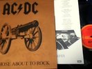 AC DC: For Those About To Rock RARE AUSTRALIA ORIG  Gatefold  + Flyer -1981-