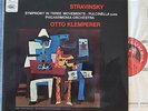 Klemperer. Stravinsky (Symphony three movements; etc). Col SAX 2588 semi-circle
