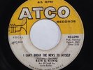 Ben E King I Can't Break The News To Myself Atco Northern Soul Motown Oldie