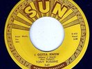 TONY ROSSINE - I GOTTA KNOW (WHERE I STAND) / IS IT TOO LATE - SUN 45RPM (1960)