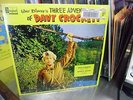 Davy Crockett Three Adventures vinyl LP Disneyland Records EX [Walt Disney]