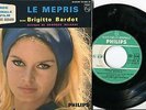 BOF 45T ORIGINAL du film LE MEPRIS avec BRIGITTE BARDOT Très Rare