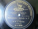 78rpm W.H. SQUIRE Cello - RUBINSTEIN Melody in F - G&T LONDON 1906