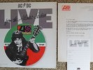 AC/DC Live From Atlantic Studios LP--Super Rare--PROMO WITH LETTER & POSTCARD