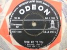 The Beatles TURKEY Odeon 1st press BLACK Label From Me / Thank You Girl Turkish
