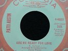RARE NORTHERN SOUL 45 - PATTI AUSTIN - ARE WE READY... - COLUMBIA - WHITE DEMO