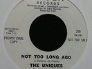 RARE NORTHERN SOUL MOD 45 - THE UNIQUES - NOT TOO LONG AGO - PAULA - WHITE DEMO