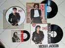 MICHAEL JACKSON 4 VINILI: BAD(Picture Disc), BAD, OFF THE WALL, I JUST CAN'T....