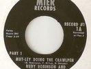 FUNK RUDY ROBINSON Mutley Doing The Crawlpen MIER DETROIT   SOUL 45