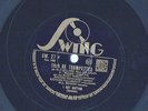 Django REINHARDT & Dicky WELLS Japanese Sandman    French 78RPM SWING SW 27  EX