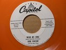 GENE VINCENT Wear My Ring / Lotta Lovin' 45 Capitol 3763 Orange Vinyl