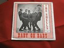 SHELLS BABY OH BABY RARE PURPLE WAX WITH RARE  PICTURE SLEEVE N . M   DOO WOP 45