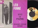 LEO FERRE - TITI DE PARIS - 45T PAYS-BAS