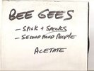 BEE GEES * ACETATE * SPICKS & SPECKS  SECOND HAND PEOPLE * 10