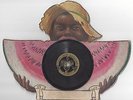 Talking Book Picture Record Watermelon Coon Black Americana Die Cut