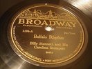 JAZZ BILLY STENNETT CAROLINA STOMPERS Buffalo Rhythm BROADWAY 1194 off Paramount