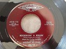 CURLEY LANGLEY ROCKIN' AN' A ROLLIN' M- ORIGINAL ROCKABILLY 45 ARCADIA  LABEL