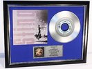 Sting, They Dance Alone, mit Cover, Platin Record, Schallplatte, Award, gold