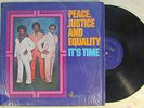 Peace Justice And Equality LP STONE GOLD It's Time RARE SWEET SOUL FUNK PRIVATE