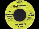 THE BEATLES Hello Goodbye 45 GREEN LABEL PROMO on CAPITOL 2056