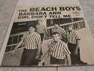 Rock Picture Sleeve 45 The Beach Boys - Barbara Ann / Girl Don'T Tell Me Sleeve