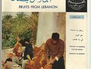 Marie Ataya/Houayda RARE German EP 45 Fruits From Lebanon LSN? 50's Arabic Pop
