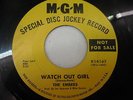 THE EMBERS Watch Out Girl/Far Away Places MGM Northern Soul PROMO