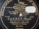 FIORELLO GIRAUD Black G&T 052069 RARE Carmen OPERA 78 RPM RECORD -PRISTINE