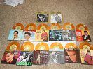 ELVIS PRESLEY Gold vinyl 45's box set Vol 1 & 2 - 50th Anniversary 12 RECORDS EA