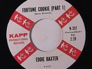 EDDIE BAXTER: Fortune Cookie / Part 2 45 (dj, rubber stamp ol) rare Oldies