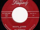 Crewnecks Rockin' Zombie /When I 1st Fall In Love Rhapsody VG Novelty 45 Listen