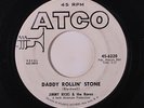 rare Soul R&B Popcorn 45 JIMMY RICKS daddy rollin' stone ATCO