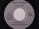 rare Modern Soul Boogie 45 TERRY & ETTA on GRAY