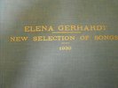 Elena Gerhardt New selections  of songs  1939   Gramaphone 10 Inch album
