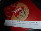 SEX PISTOLS 45 FACTORY SAMPLE+TYPED INSERT-
