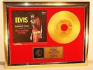 Elvis Presley, Burning Love, mit Cover, Gold Record, goldene Schallplatte, Award