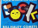 Rare Bill Haley original LP ROCK AROUND THE CLOCK, Mexican Decca, blue cover