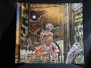 IRON MAIDEN LOT/2 ORIGINAL PRESS POWERSLAVE SOMEWHERE IN TIME LP RECORD METAL