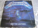 Original Megaforce Metal LP : Metallica   Ride The Lightning   Megaforce MRI 769