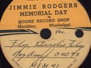 78 RPM RARE ACCITATE ROY ACUFF (JIMMIE RODGERS DAY) MUST SEE / EE-